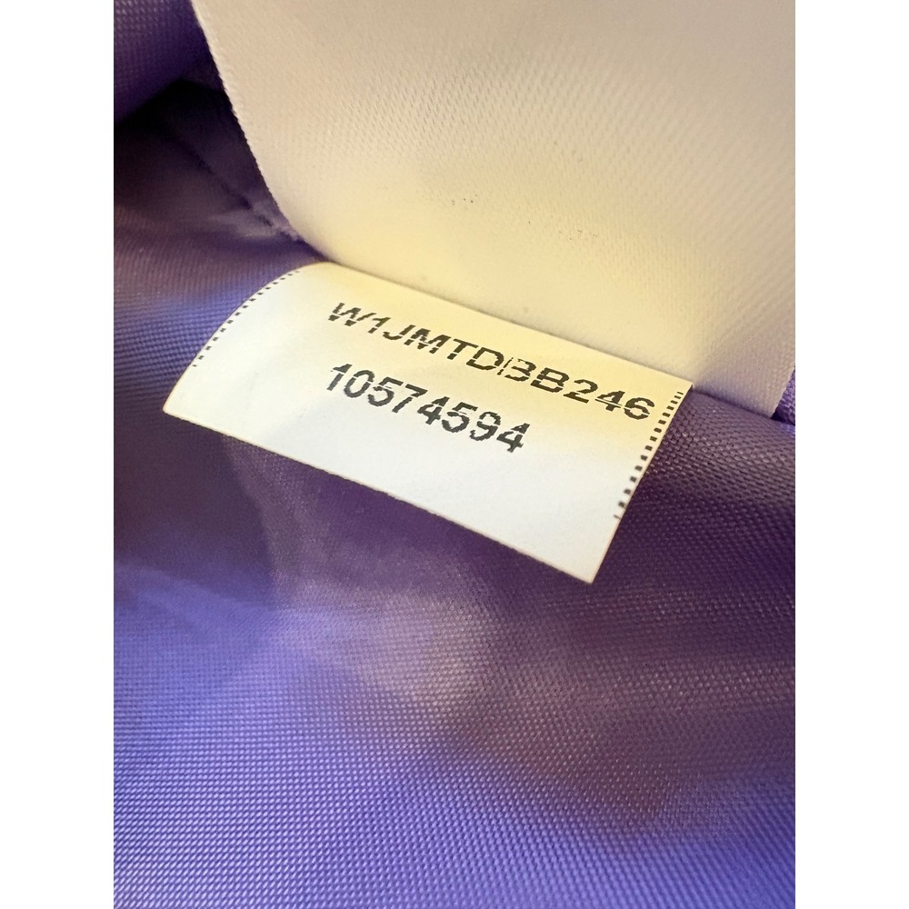 Kasper Women Purple Open Front Shawl Collar 3/4 Sleeve Blazer Size 10 Classic - Picture 9 of 9